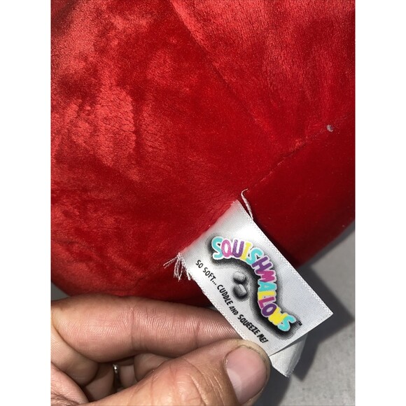 Squishmallow Paco The Red Parrot KellyToy Plush Rainbow Wings 8" - Picture 4 of 7